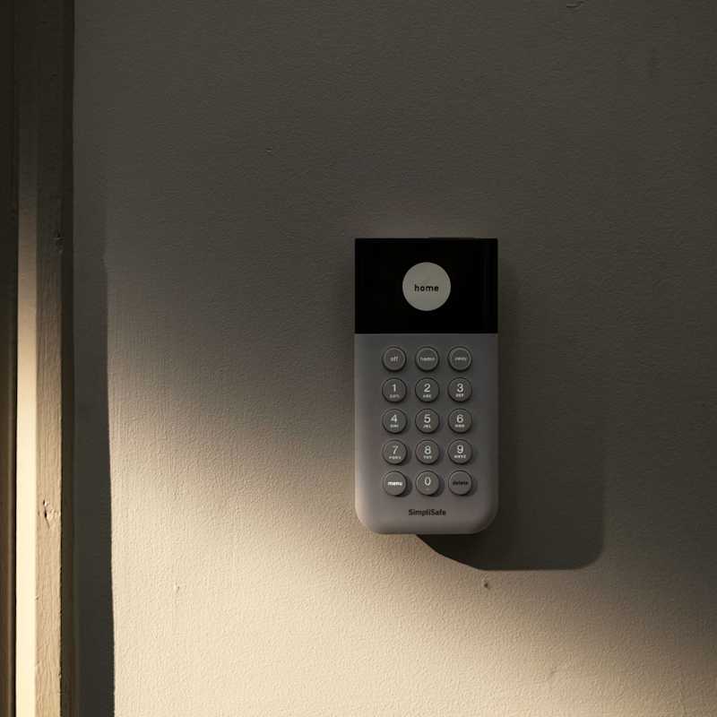 keypad (cloud) placed on a wall