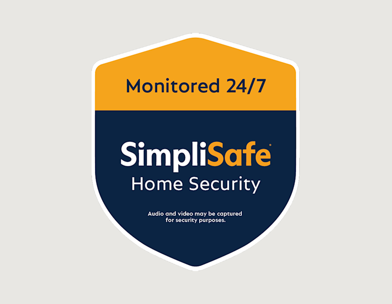 SimpliSafe Yard Sign with Background