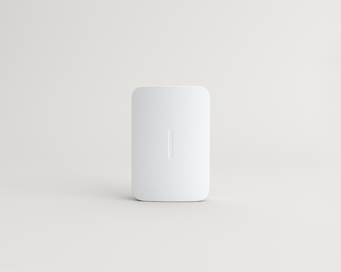 Image of a temperature sensor on a solid white background